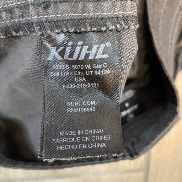 KUHL Capri Pants Women’s 4 Gray Outdoor Stretch Cargo Hiking Nylon Blend - Picture 11 of 14